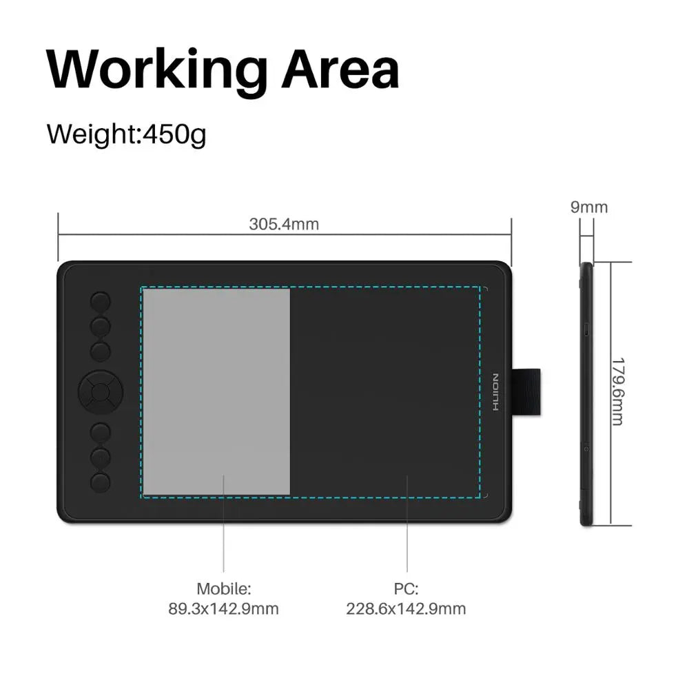 10.2x6.2 Inch LCD Writing Pad