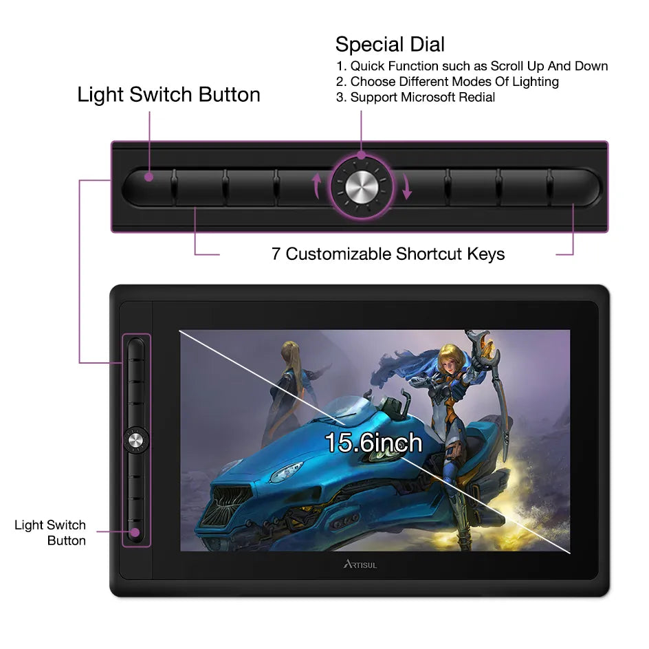 15.6Inch Graphic Tablet