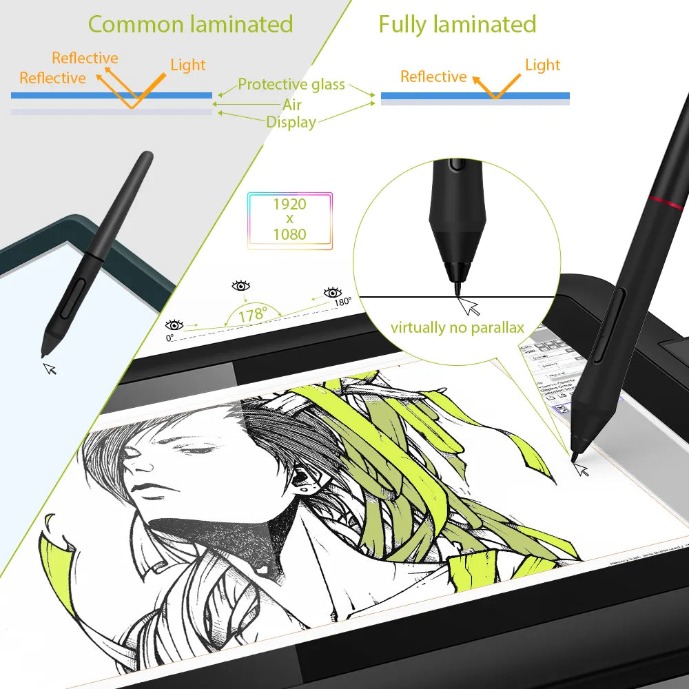 11.6 Inch Digital Drawing Tablet Monitor