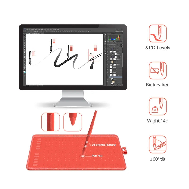 Graphics Digital Drawing Tablets