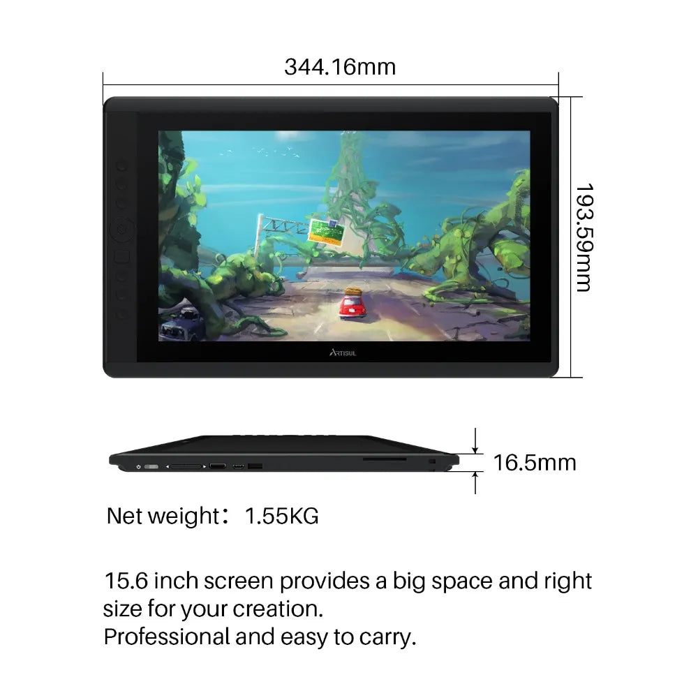 15.6 Inch Graphic Drawing Tablet