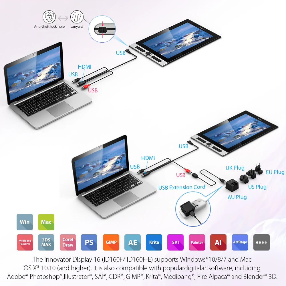 15.6 Inch Drawing Board Monitor