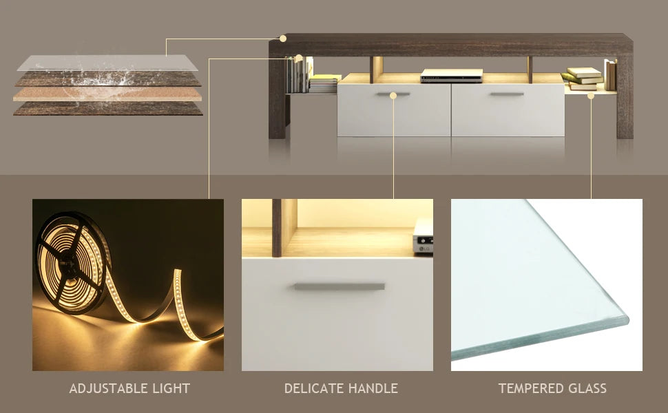 Modern LED 63 Inch TV Stand