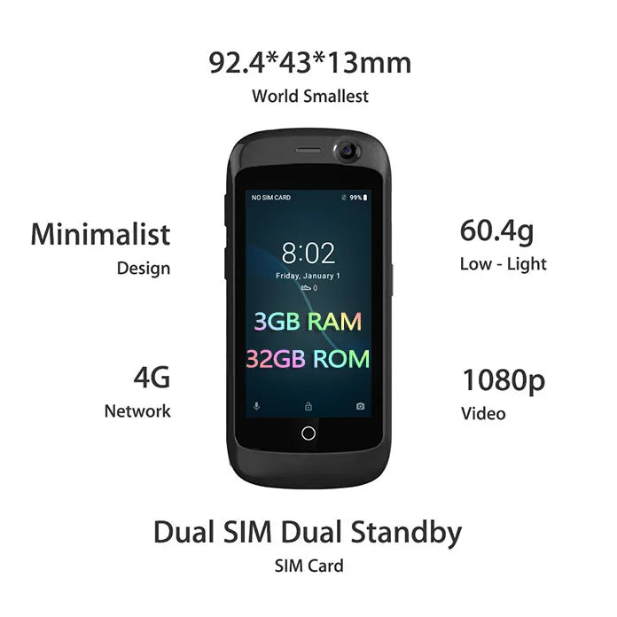 Smallest Android 4G Smartphone in The World