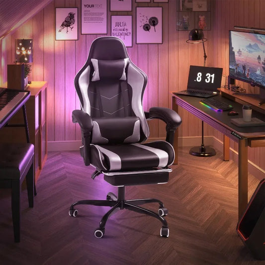 Ergonomic Leather Gaming Chair