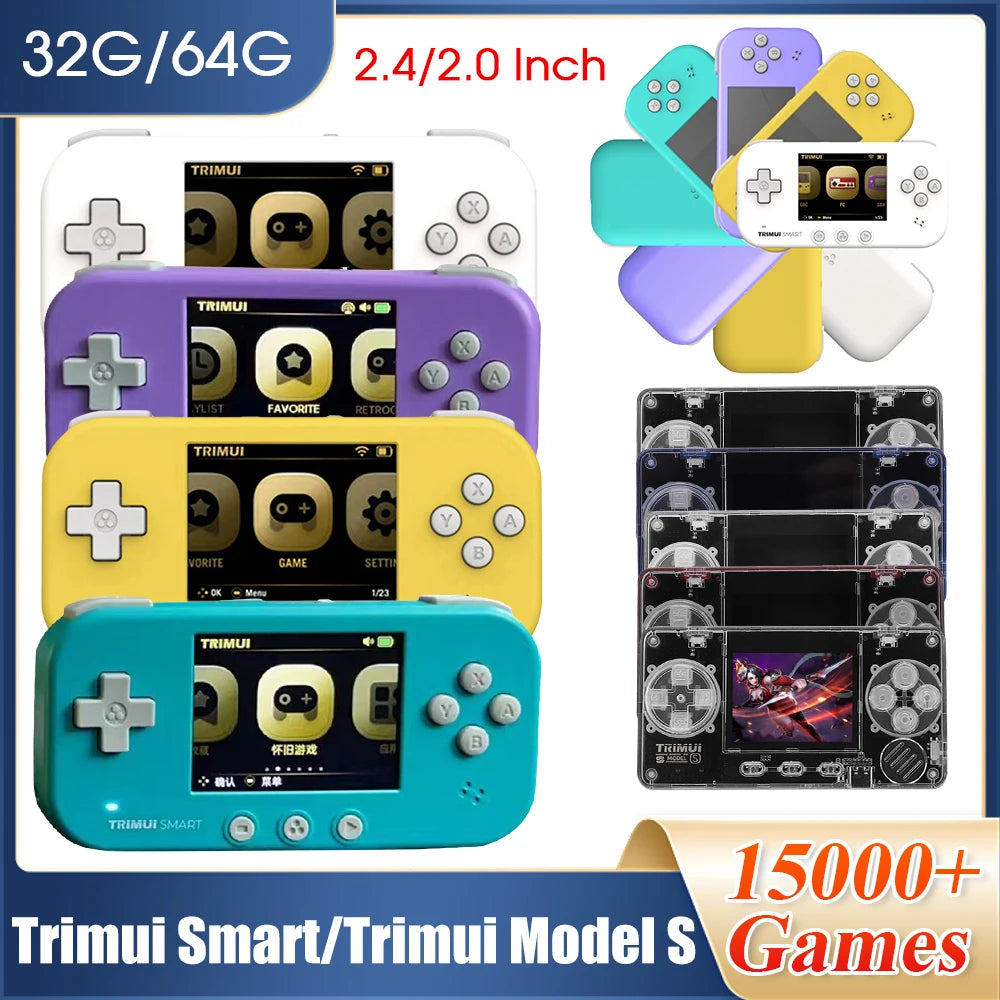 Portable Retro Handheld Game Players for Kids