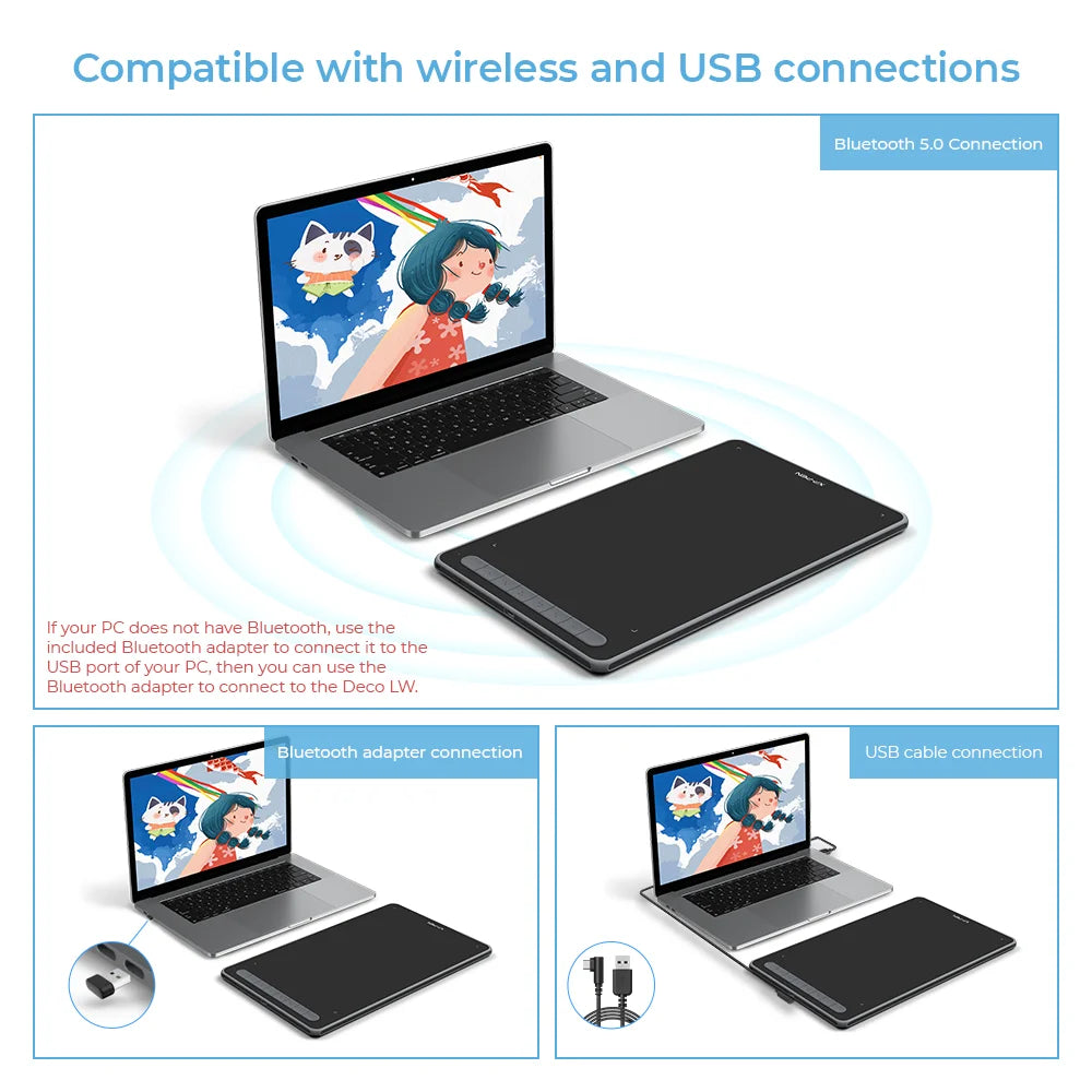 Wireless Bluetooth Drawing Tablet